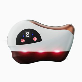 Portable Heated Bian Stone Gua Sha Massager for Face, Neck, Abdomen, Arms & Legs