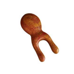 U-Shaped Bian Stone Facial Massage Tool Gua Sha for Nose Bridge, Eye Area, Chin & Jawline