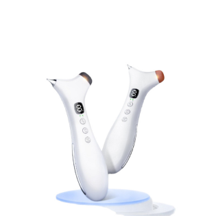 Heated Bian Stone Acupressure-Inspired Pulse Massage Wand with Vibration & 3 Heat Settings for Face, Neck & Body for Face, Neck & Body