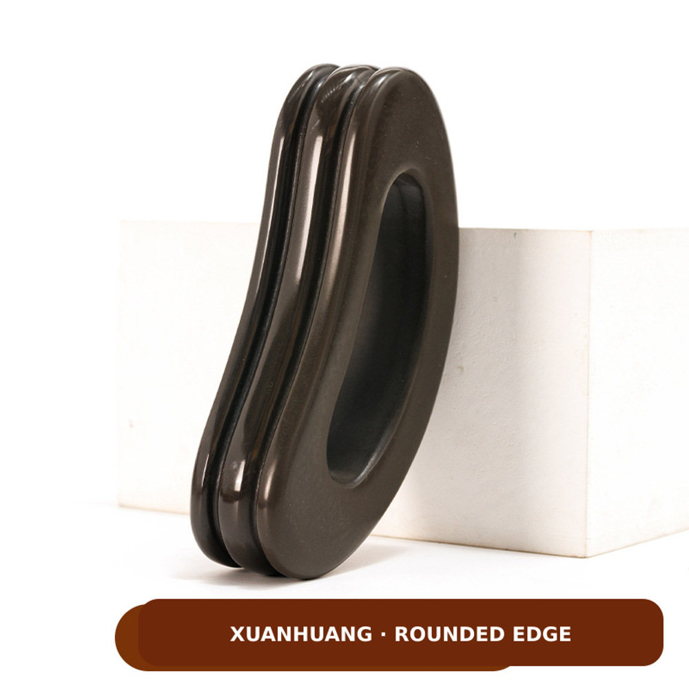 Hand-Polished Four-Groove Bian Stone Gua Sha Board for Face, Neck, Shoulders, Back & Legs,Jawline - Image 6