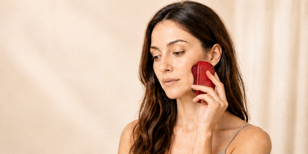 Heated Bian Stone Gua Sha Massager