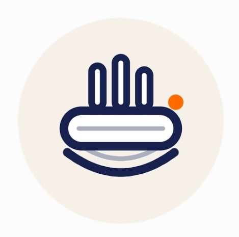 Comfort at contact icon for Resoveya body-care tool design